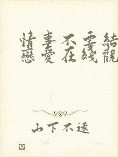 情事不要结婚的恋爱在线观看