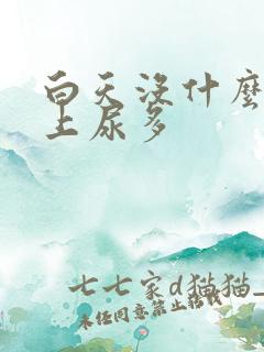 白天没什么尿晚上尿多