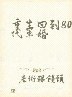 重生回到80年代军婚