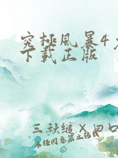 究极风暴4免费下载正版