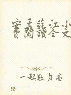 安柔苏江小说免费阅读全文最新章节