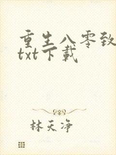 重生八零致富记txt下载