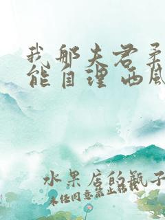 我那夫君柔弱不能自理 西风锦