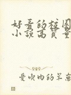 好看的校园言情小说高质量文笔好