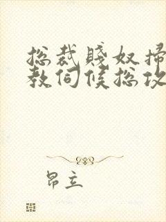 总裁贱奴扫货调教伺候总攻