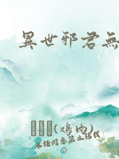 异世邪君无错字