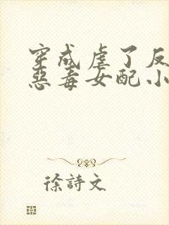 穿成虐了反派的恶毒女配小说