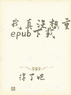 我真没想重生啊epub下载