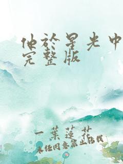 他于星光中走来完整版