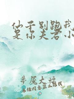 仙子别跑我真的是你夫君小说