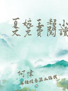夏婉王超小说全文免费阅读