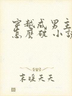 穿越成男主心魔怎么破 小说