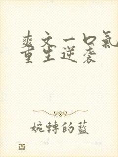 爽文一口气看完重生逆袭