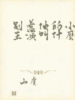 别惹他的小可怜主演叫什么