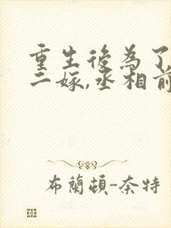 重生后为了赎罪二嫁,丞相前夫却疯了