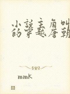 小说主角叫李辰的穿越唐朝小说