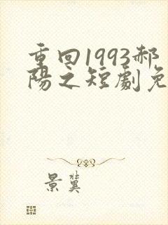 重回1993郝阳之短剧免费观看