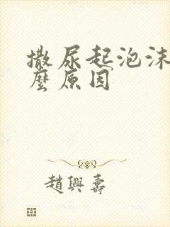 撒尿起泡沫是什么原因