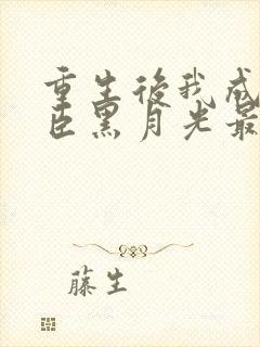 重生后我成了奸臣黑月光最新章节