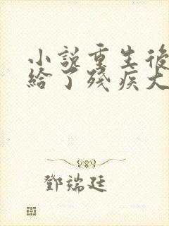 小说重生后我嫁给了残疾大佬完整版