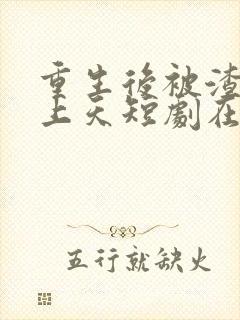 重生后被渣男宠上天短剧在线观看免费96集