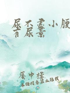 尿不尽小腹按压有尿意