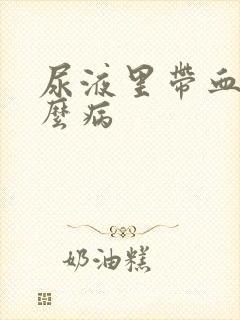 尿液里带血是什么病