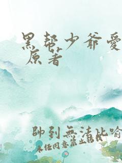 黑帮少爷爱上我 原著