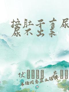 按肚子有尿意却尿不出来