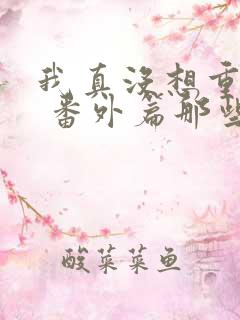 我真没想重生啊 番外篇那些年