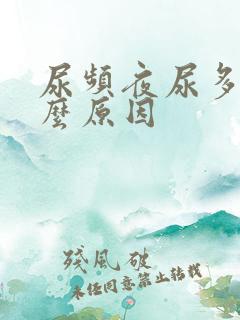 尿频夜尿多是什么原因