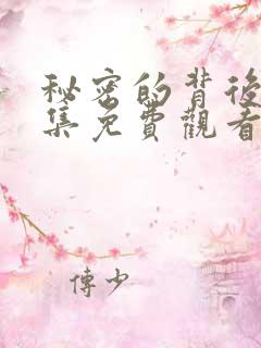 秘密的背后48集免费观看