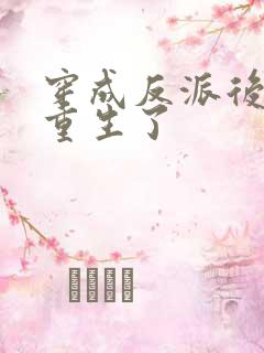 穿成反派后主角重生了