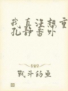 我真没想重生啊孔静番外