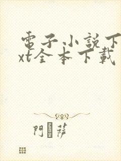 电子小说下载txt全本下载