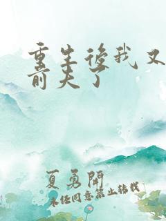 重生后我又嫁给前夫了