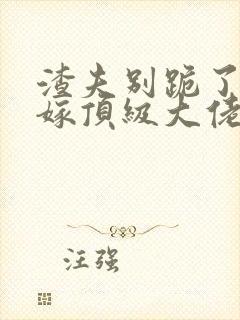 渣夫别跪了夫人嫁顶级大佬显怀啦txt