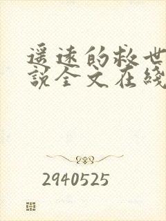 遥远的救世主小说全文在线阅读