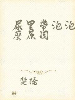 尿里带泡泡是什么原因