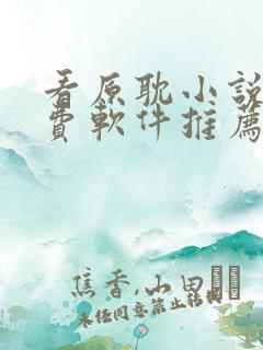 看原耽小说的免费软件推荐