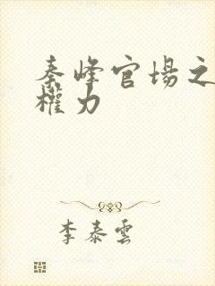 秦峰官场之绝对权力