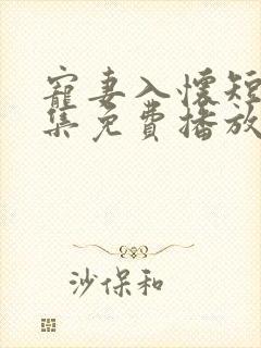 宠妻入怀短剧全集免费播放