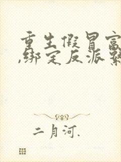 重生假冒富二代,绑定反派系统小说