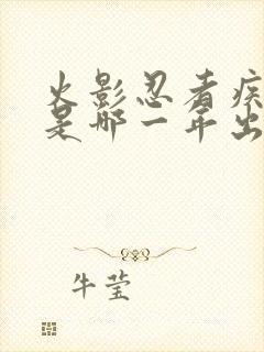 火影忍者疾风传是哪一年出的