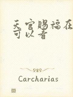 天官赐福在哪里可以看