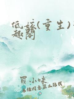 低嫁(重生)笔趣阁