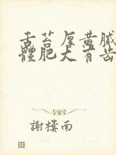 舌苔厚黄腻臭舌体肥大有齿痕