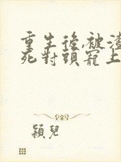 重生后,被渣男死对头宠上天短剧