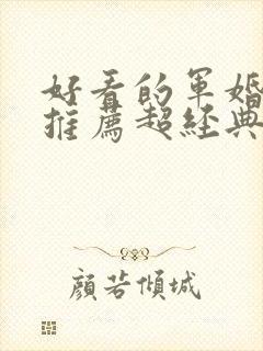 好看的军婚小说推荐超经典