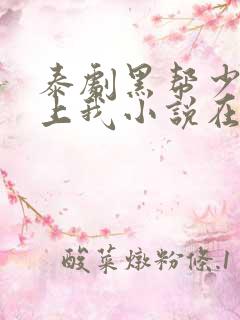 泰剧黑帮少爷爱上我小说在线看kinn